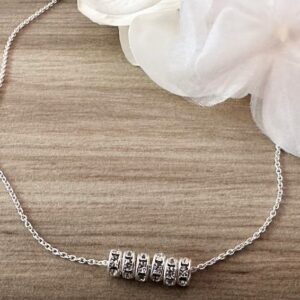 Designer Decades Necklace – Crystal Ring Pendant Jewelry